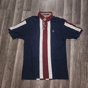 Vintage Tommy Hilfiger Striped Men's Polo Shirt